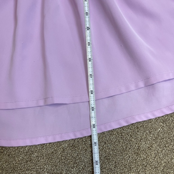 pleat: Girls / Tween Style Josie Dress Purple, Size 10 - Picture 8 of 9